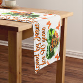 九十バタフライ誕生日 ショートテーブルランナー (インサイチュ)