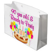 九十パーティー ラージペーパーバッグ (裏面アングル)