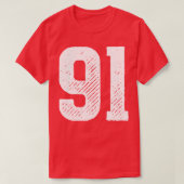 九十一2 Tシャツ (デザイン正面)