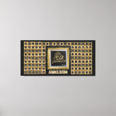 九十九アッラーの名称 – アスマウルフスナ キャンバスプリント (正面)