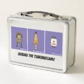 九十九神日本の妖怪トリオ メタルランチボックス (裏面)