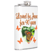 九十誕生日蝶 フラスク (右)