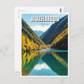 九寨溝バレーナショナルパーク中国 ポストカード (正面/裏面)