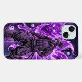 九尾のサイバーサムライ iPhoneケース (裏面横)