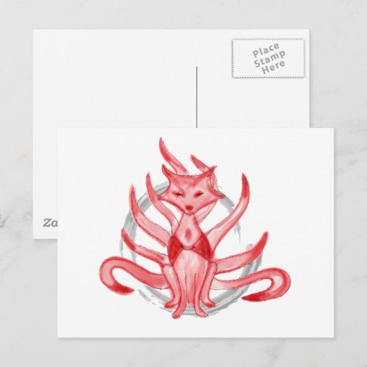 九尾の狐 ポストカード (正面/裏面)