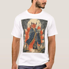 九尾の狐 | 日本の神話アート Tシャツ