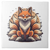 九尾キツネスピルト タイル (正面)