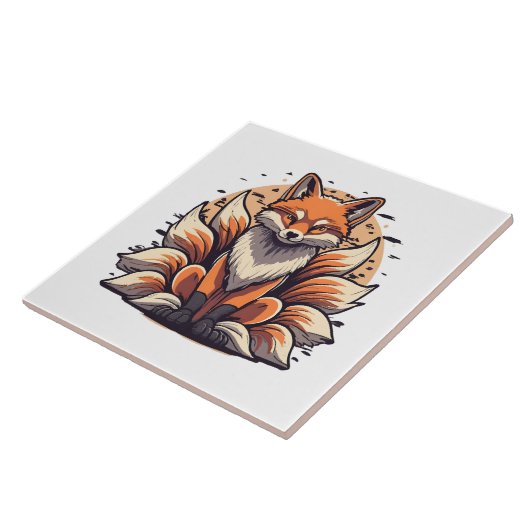 九尾キツネスピルト タイル (側面)