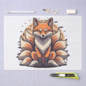 九尾キツネスピルト 薄葉紙 (クラフト)