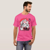九尾キツネ霊 Tシャツ (正面フル)