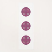 九巻万華鏡のように千変万化するパターン十八 ヨガマット (正面)