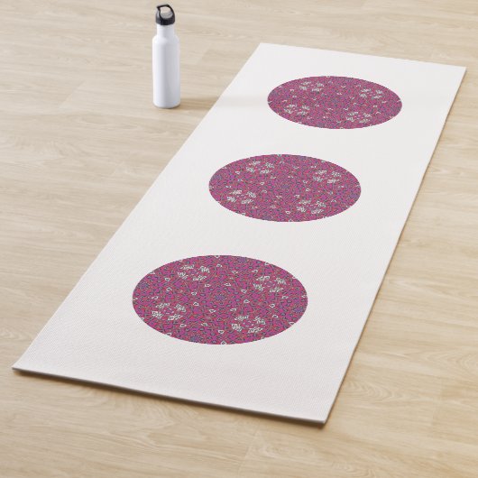 九巻万華鏡のように千変万化するパターン十八 ヨガマット (インサイチュ)