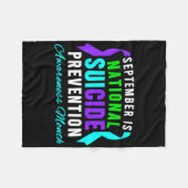 九月全国自殺防止認識度モ フリースブランケット (正面(横))