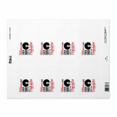 九月女基督教女子祈誕生日 ラベル (フルシート)