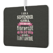 九月生まれ娘が私の心に火を放つ9月 カーエアーフレッシュナー (左)