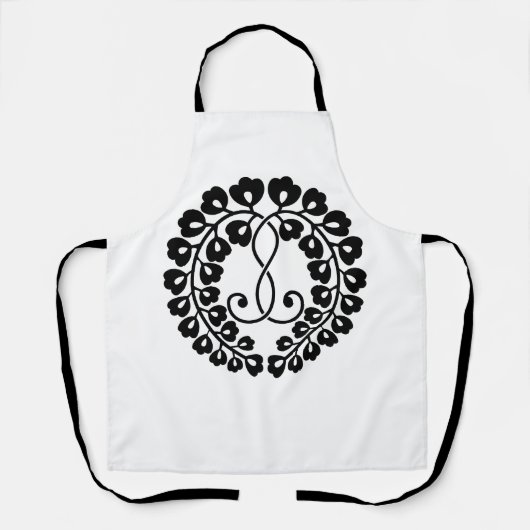 九条藤 エプロン (正面)