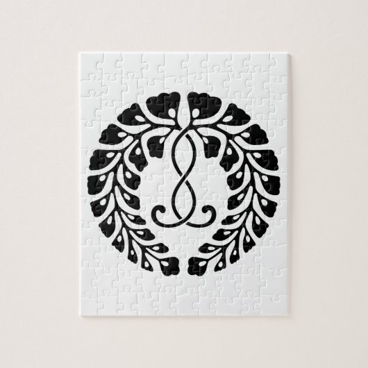 九条藤 ジグソーパズル (縦)