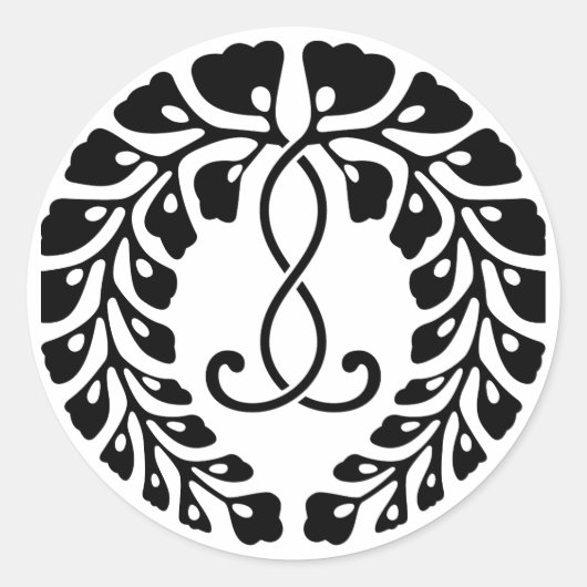 九条藤 ラウンドシール (正面)