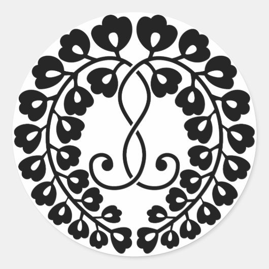 九条藤 ラウンドシール (正面)