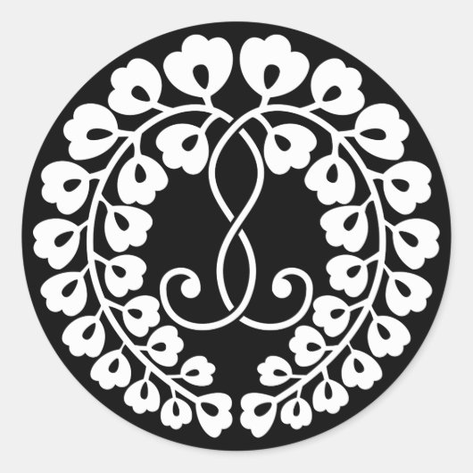 九条藤 ラウンドシール (正面)