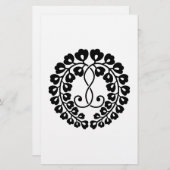 九条藤 便箋 (正面/裏面)