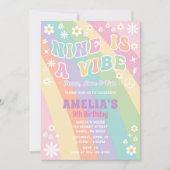 九歳は誕生日の招待状 招待状 (正面)