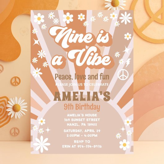 九歳は誕生日の招待状 招待状