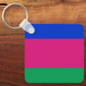 九番人民共和国国旗 キーホルダー (正面)