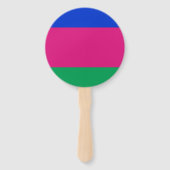 九番人民共和国国旗 ハンドファン (裏面)