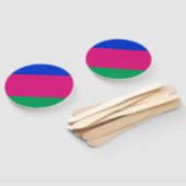 九番人民共和国国旗 ハンドファン (組立なし)