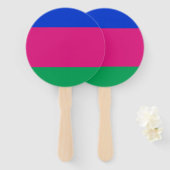 九番人民共和国国旗 ハンドファン (正面&裏面)