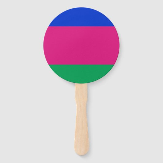 九番人民共和国国旗 ハンドファン (正面)