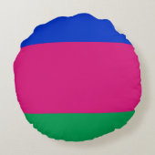 九番人民共和国国旗 ラウンドクッション (裏面)