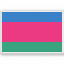 九番人民共和国国旗（1918年～1920年） シール