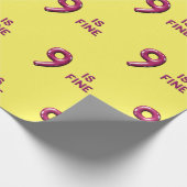 九素晴らし番誕生日 ラッピングペーパー (角)