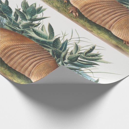 九縞アルマディロイラストレーション ラッピングペーパー (角)