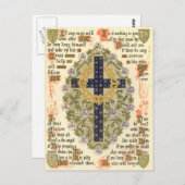 九重科と四旬節のライトアップ原稿 ポストカード (正面/裏面)