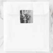 乞食が家の入り口で， 1648 スクエアシール (バッグ)