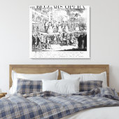 乞食のオペラブルズクエド, 1728 キャンバスプリント (インサイチュ (寝室))