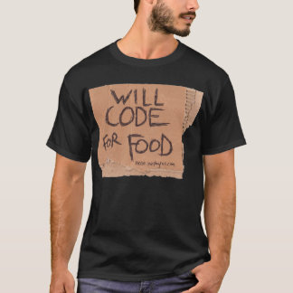 乞食のコーダーのティー Tシャツ