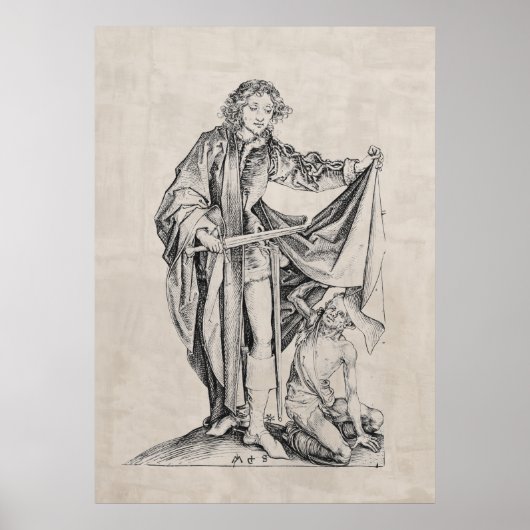 乞食の聖マルティン ポスター (正面)