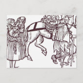 乞食一家 ポストカード (正面)