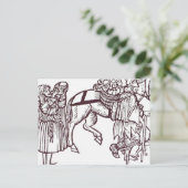 乞食一家 ポストカード (スタンド正面)