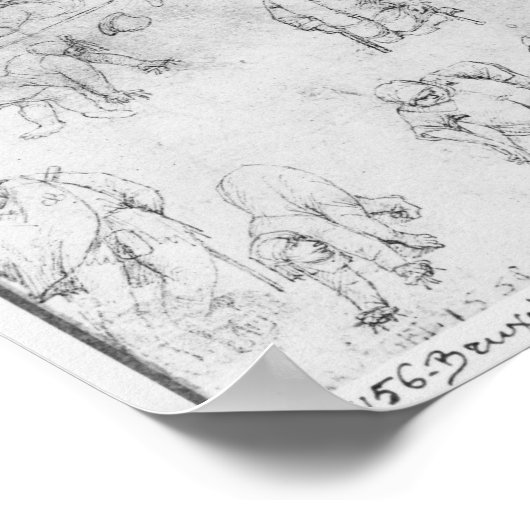 乞食 ポスター (角)