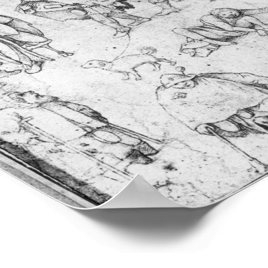 乞食 ポスター (角)