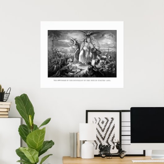 乱の勃発 – 内戦 ポスター (ホームオフィス)