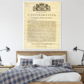 乱の鎮圧のための国王の発布 キャンバスプリント (インサイチュ (寝室))