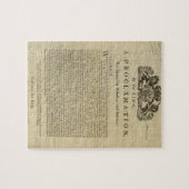 乱の鎮圧のための国王の発布 ジグソーパズル (横)