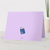 乱れた試験管 カード (裏面)