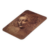 乱れた髪の女性 マグネット (左側)